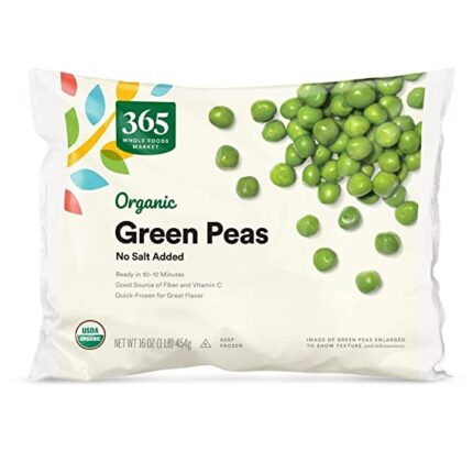 Peas Green Organic, 16 Ounce